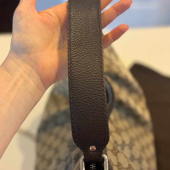 Gucci Monogram Canvas Sukey Hobo Bag + Gucci Original GG Wallet - AUTHENTIC - Picture 10 of 16